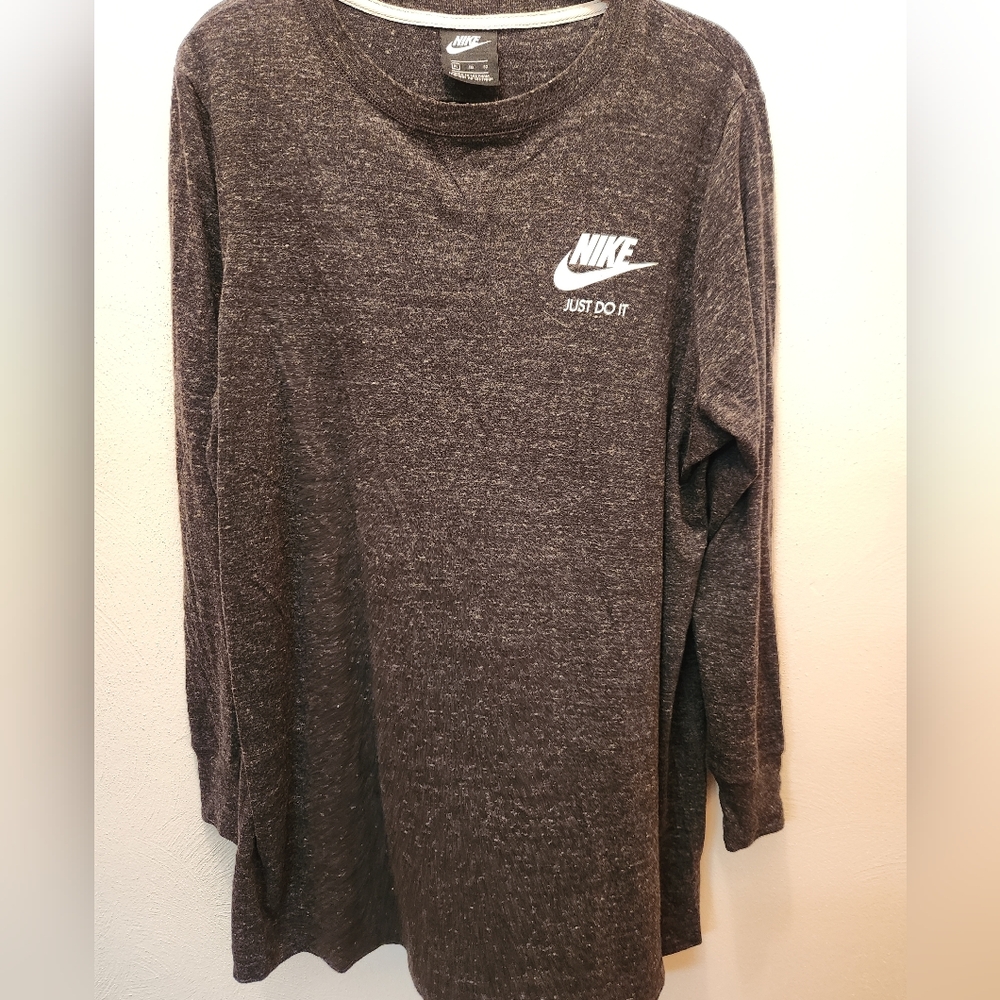 Nike Womens Black Oversized Long Sleeve Shirt